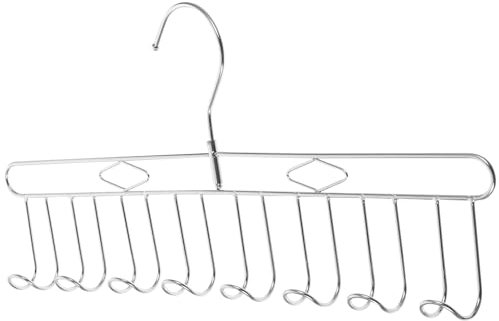 VICASKY Grucce Appendiabiti Acciaio Inossidabile con Ganci Organizzatore per Armadio per Cravatte Cinture e Indumenti Design e Rotante per Massimizzato e Accesso Facile