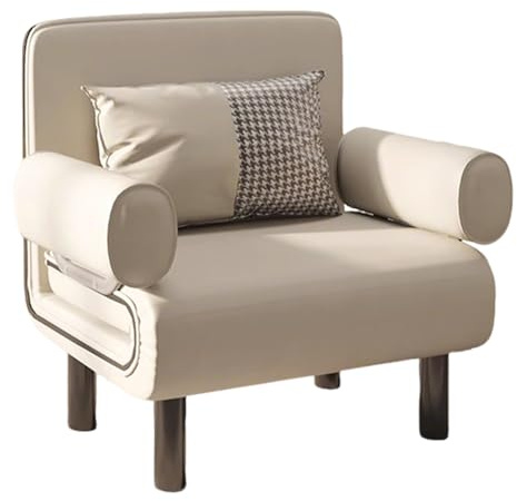 Recamiere Blau Passt Sich Den Körperkonturen an Klappsofa mit Schlaffunktion Abnehmbar und Waschbar Technischer Stoff Geeignet für Gäste, Zum Lernen und Spielen(B)