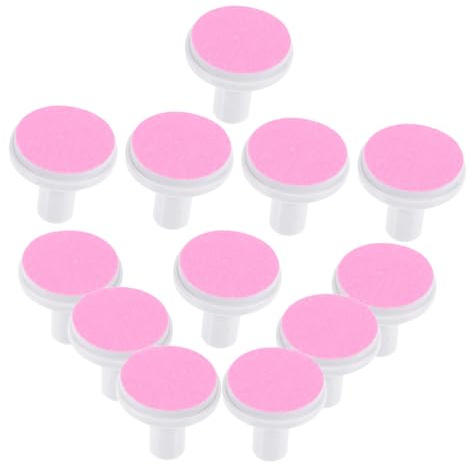 SMASOLO Cabezales De Repuesto Para Lijadora De Uñas Eléctrica Para Adultos 12 Unidades Compatibles Cabezas De Pulido y Limado Para Manicura Recambio Para Uso Doméstico