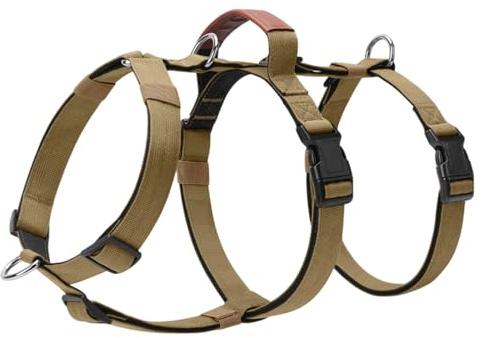 Greabuy Robustes, verstellbares, ergonomisches Hundegeschirr, Anti-Entkommen für Training, Schwimmen, Laufen, große Hunde, Zuggeschirr