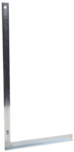 Dönges Schlosserwinkel mit Anschlag, 700 x 380 mm (klein groß rechter schreinerwinkel set winkelmesser haarwinkel maurerwinkel stahlwinkel aluminium messwinkel anschlaglineal bauwinkel)