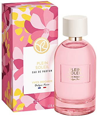 Yves Rocher Pleines Nature, Eau de Parfum Plein Soleil, Opulentes Licht. Schimmernde Natur, 1x Zerstäuber 30ml