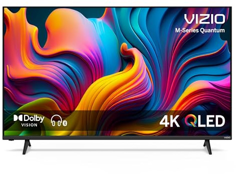 VIZIO 55-Inch M-Series 4K QLED HDR Smart TV with Voice Remote, Dolby Vision, HDR10+, Alexa Compatibility, VRR with AMD FreeSync, M55Q6-J01, 2022 Model