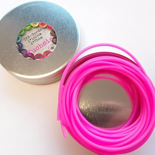 The Knitting Barber Original Cords 3pcs (1pcs 150cm/60 + 2pcs 75cm/30) (Fuchsie)