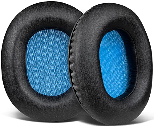 SOULWIT Cuscinetti di ricambio per Sennheiser HD6 Mix/HD7 DJ/HD8 DJ cuffie, cuscinetti auricolari con pelle proteica più morbida, schiuma di isolamento acustico ad alta densità