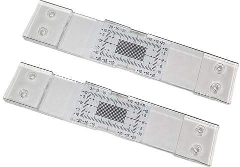 Standard Betonrisslehre (2 Pack 4 Pack) Genaue Rissüberwachung Aufzeichnung Werkzeug Rissmesslineal Risslehre