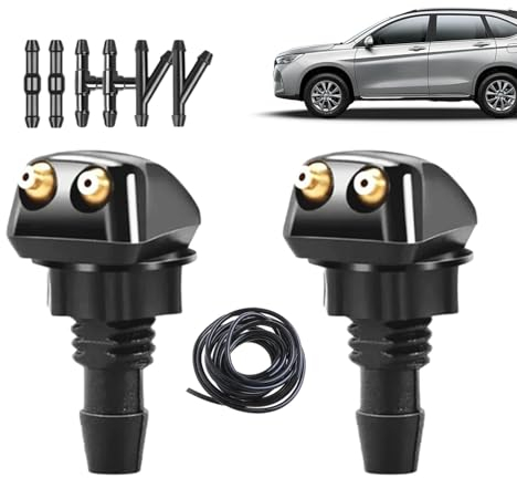 zhaoyaoni Auto-Wischerdüse für Universal,Universal Auto Frontscheibenwischer Waschdüsen Scheibenwaschanlage,B