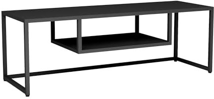 Helloshop26 Meuble TV Industriel Intemporel 120 x 40 x 40 cm Noir 03_0007763