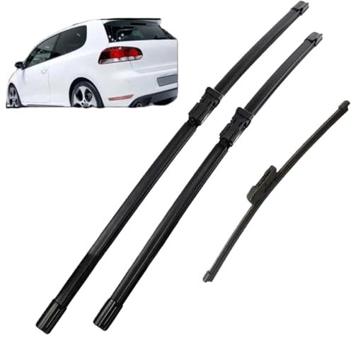 Scheibenwischer vorne und hinten, Wischerblatt-Satz, für VW Golf 6 Schrägheck 2009-2012