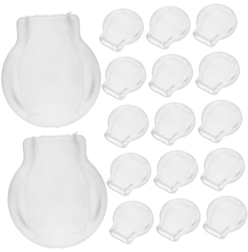 AUTSUPPL 50stücke Ohrclip Polster Transparent Tpe Antirutsch Earring Pads Ohrstecker Stopper Schutzpolster Weiche Hautfreundliche Ohrclips Zubehör Für Diy Ohrringe Ersatz