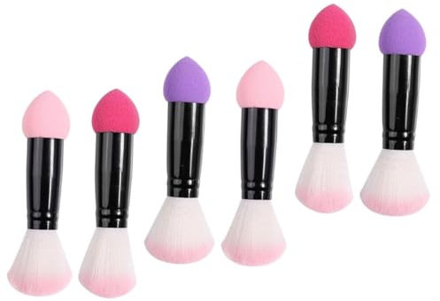 VINTORKY Rougepinsel-set Mit Zwei Enden 6-teiliges Make-up-pinsel-set Für Rougecreme Und