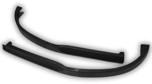 Spoiler Avant pour Clio 3 2005-2013 Pièces Kit Corps Lèvre Pare-Chocs Avant Diffuseur Séparateur Becquet pour Pièces Réglage Professionnelles Plastique ABS Lèvre Spoiler Avant(Black)