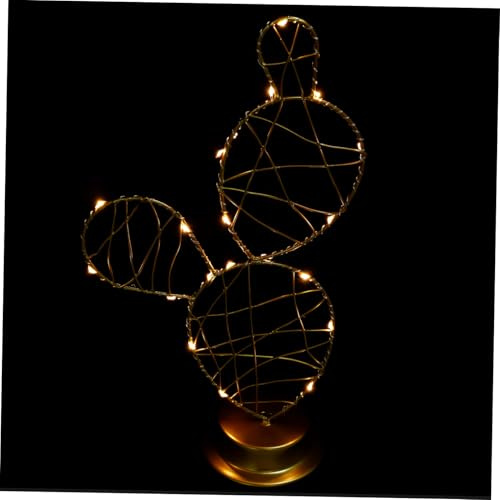 PERSELOSO Lampe de Chevet Cactus LED Lampe de Table Décorative Petite Lumière de Nuit Pratique pour Chambre et Bureau