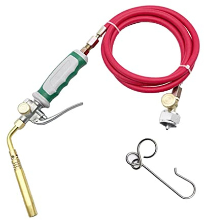 Chalumeau chauffant au propane MAPP, torche de démarrage multifonction à haute intensité avec flamme de chaude for brasage et barbecue