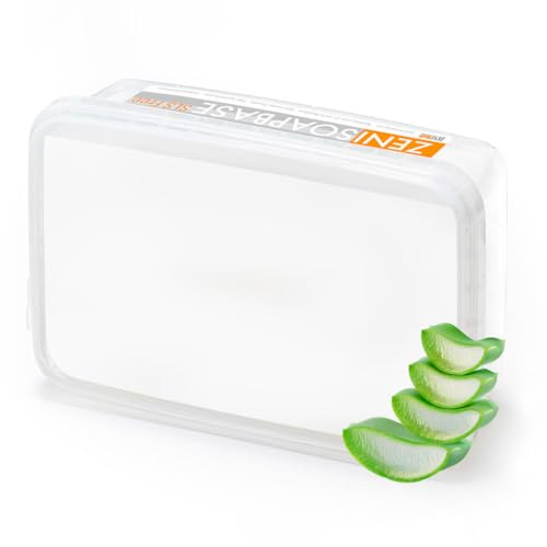 Base de jabon de glicerina ALOE VERA blanca sin SLS, para jabones artesanales