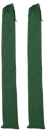 KOMBIUDA Sacos de Arena para Control de Inundaciones 2 Unidades Tubo de Lona Reforzada 23X150 CM Reutilizables y Flexibles para Protección de Sótanos Ventanas y Entradas contra Agua