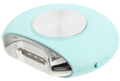 BIUDECO Electric Nail Clipper Trimmer Battery Powered for Babies and Adults, Portable Blue Abs Manicure Tool with Rounded Design for Safe Nail Care at Home or Travel