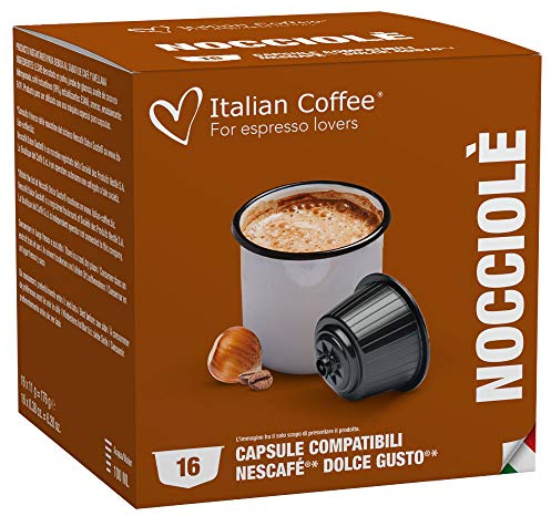 Dolce Gusto Café con Leche Sabor Avellana 64 Cápsulas Compatibles