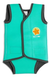 Bblüv Wräp Traje de baño Neopreno, Unisex bebé, Aqua, S