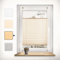 Sonello Plissee Klemmfix ohne Bohren 75cm x 140cm Beige Faltrollo Plisseerollo Jalousie für Tür & Fenster Blickdicht Sichtschutz Sonnenschutz Fertifplissee Rollo