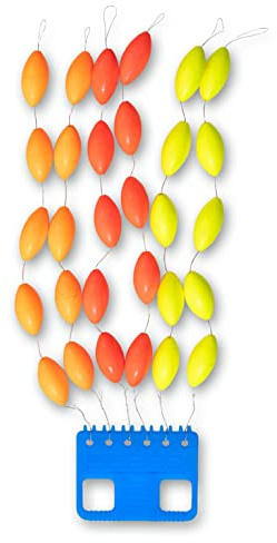 Zebco Premium Floater Angel-zubehör auftreibend, orange/rot/gelb, L