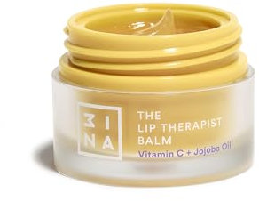 3INA MAKEUP - The Lip Therapist Balm - Cacao de Labios de Hidratación Intensa - Bálsamo de Labios con Vitamina C & Aceite de Jojoba - Mascarilla para Labios de Día & Noche - Vegan - Cruelty Free
