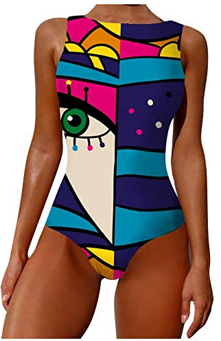 NOAGENJT pantaloncini donna eleganti inverno costumi nuoto donna piscina costumi donna sexy costumi carnevale Costume Da Bagno Donna Rosso costume intero sportivo donna bikini donna XL 8.99
