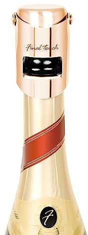 Final Touch Stainless Steel Champagne Stopper with Copper Finish (FTA7002)
