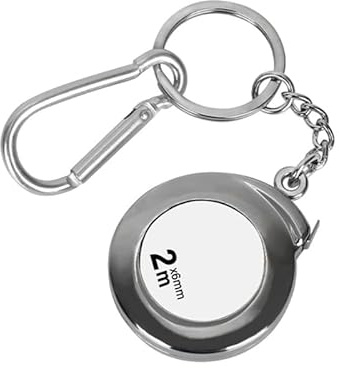 Petit mètre ruban porte-clés Mini mètre ruban rétractable 1 8 m 2 m Mètre ruban de poche avec marquage clair pour la maison
