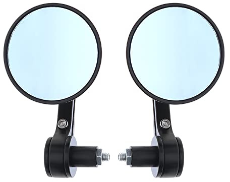 manillar espejo Espejos Retrovisores Motociclete Espejos Retrovisores Laterales 2 Uds Espejos Universales 7/8 y 22mm Accesorios Traseros Extremo Barra Motocicleta Motocicleta Espejo Retrovisor