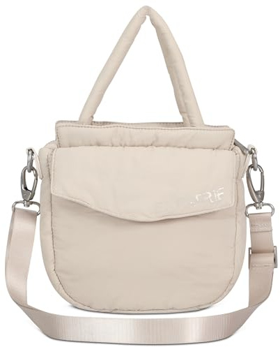Expatrié Bolso Bandolera para Mujer - Poppy Small - Bolso Pequeño de Nylon - Bolsa de Tela con Cremallera - Puffer Crossbody & Shoulder Bag - Quilted Handbag - Impermeable