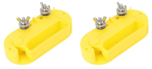 2 Pcs Electric Fence Gate Handle Insulators,Electric Fence Cut Off Switch Portable Plastic Fence Wire Tensioner for Livestock Farm