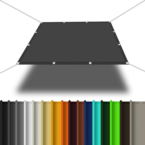 Balcony Privacy Screen 2 x 2.5 m(6.56 x 8.2ft) Dark Grey Garden Fence Screening with Free Rope for Outdoors Patio Yard Party