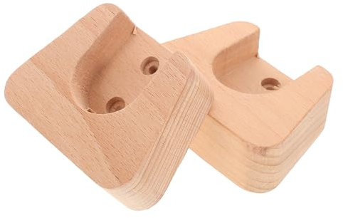 Cabilock 2stücke Holz Gardinenstangenhalterung Für Innenbereich Ersatzhalter Für Vorhangstangen Einfach Zu Montieren Passend Für Verschiedene Fensterformen