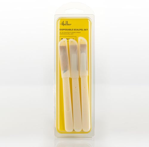 Heller Lot de 3 scalpels jetables 99006