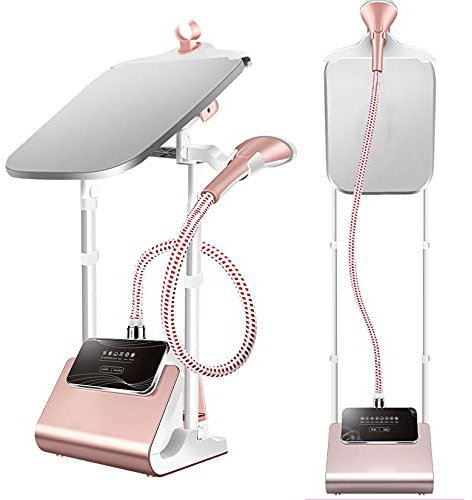 IUBGFTO Vaporizadores Verticales Profesionales para Ropa, Pantalones, Plancha a Vapor de pie de tamaño Completo, Tabla de Planchar incorporada para Tienda de Ropa para el hogar
