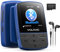 WOLFANG Lettore MP3 da 64 GB con Bluetooth 5.3, clip sportiva, formato mini, peso 28,3 g, radio FM HiF, registratore vocale, auricolari inclusi