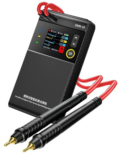 Soldador de batería, pequeño soldador,Máquina de soldadura con pantalla LCD | Herramienta de mantenimiento y reparación multifuncional para soldadura de placas de batería y joyería