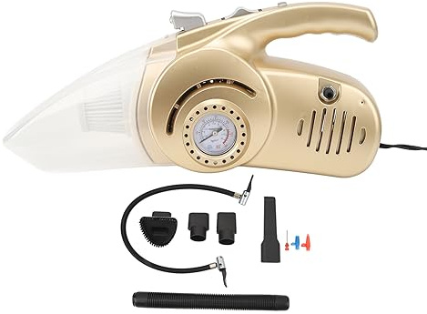 Aspirateur de voiture petit aspirateur de voiture portable à main nettoyage en profondeur avec fonction de gonflage lumière pour voiture bureau à domicile DC12V 120W