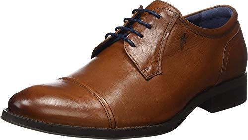 Fluchos Men's Derby Lace-up Shoes, Brown Cuero 000, 12