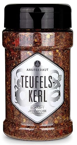 Ankerkraut Teufelskerl, sehr scharfe Gewürzmischung, 170g im Streuer