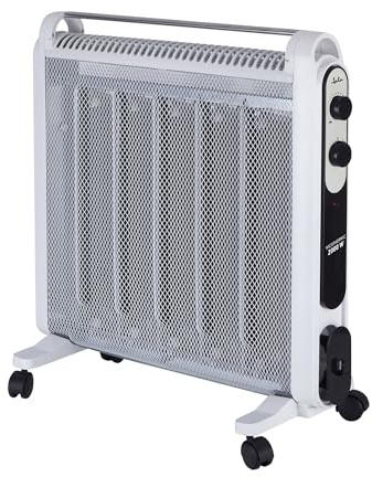 Radiador Micathermic con 5 placas RD227B Jata. Rápida convección y difusión del calor. Ahorro de energía. Máxima potencia en 1 minuto. 2 potencias de calor: 1.200 2.000 W.