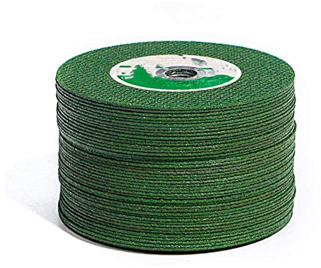 50PCS / 25PCS Dischi da taglio 100 Smerigliatrice angolare Lame per mola in metallo in acciaio inossidabile Disco da taglio in resina per smerigliatrice angolare, 25 pezzi Verde