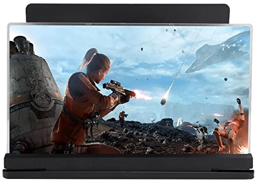 Phone Screen Magnifier, Portable Movie Magnifiers Folding Mobile Phones Stand Holder 14in Thin Video Expanders HD 3D Amplifier Pull Design Enlarger Projector Gadgets for Smartphones Gaming Gifts