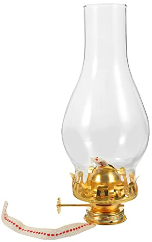 Warmhm Camping Zubehör Glaszylinder Petroleumlampe Brenner Mit Glasplatte Schornstein Vintage Öllampe Ersatz Dekorative Sturmlampe Öllaterne Für Tischdeko 5 2Cm Vesta Petroleumlampe