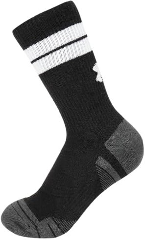 Under Armour UA Perf Tech Nov 3-pack Crew, Svart/svart/vit, Large