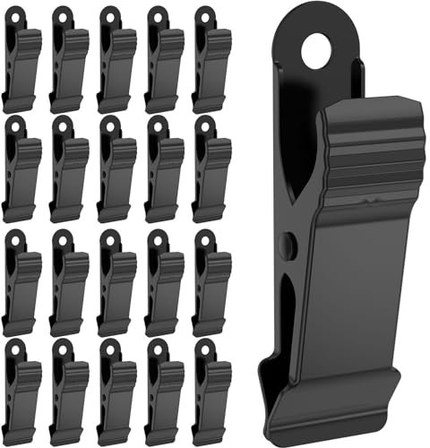 20 x breite Krokodilklemmen aus Metall, kleine Klemmen, Mini-Federklemmen für Draht, Foto, Vorhang, Bastelarbeiten