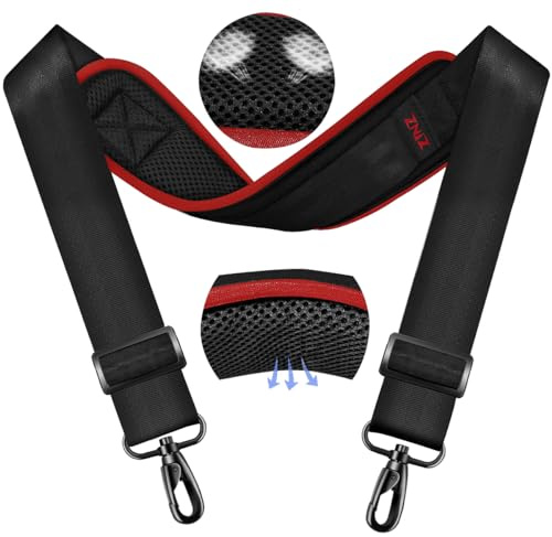 ZINZ 79.5 universal väskrem med ultra tjock fast andningskudde Justerbar kraftig axelrem för bärbar datorväska Crossbody Luggage Gym Bag Kameraväska och mer-B01K02