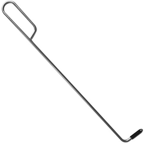 Hilai Hook de soulèvement de Couvercle de l'écurie, poignée du Panier de l'écumeur, 14,6 Pouces en Acier Inoxydable Piscine Basket skinmmer, poignée Pointe Skimmer poignée pour Retrait des débris
