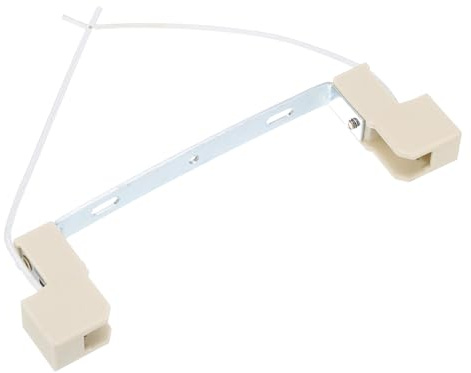 PATIKIL Portalámparas R7S de 135 mm, 1 Unidad, Base de Lámpara de Cerámica Convertidor de Bombilla con Cable, Multicolor Blanco